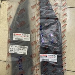 แผ่นรองพักเท้า NOUVO-MX L-R สีดำ แท้สูนย์ 500 กรัม