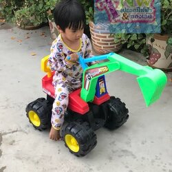 รถแม็คโครขาไถ รถขาไถ คละสี