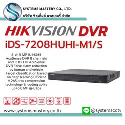 iDS-7208HUHI-M1/S 8-ch 5 MP 1U H.265 AcuSense DVR