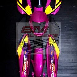 ชุดสี SONICเก่า 2000 สีชมพู190ล้วน 4 กก.