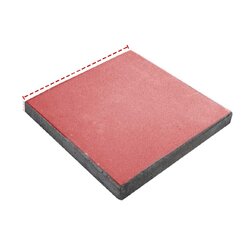 แผ่นปูทางเท้า 40 (สีแดง)