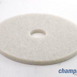 แผ่นปัดเงา สีขาว White Super Polish 4100 ขนาด 18 นิ้ว