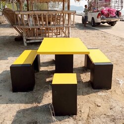 โต๊ะสนามกลางแจ้ง โต๊ะสนามกลางแจ้งใกล้ฉัน ชุดโต๊ะสนามปูน โต๊ะปูนสนาม ชุดโต๊ะสนาม เฟอร์นิเจอร์สนาม ชุด 6 ที่นั่ง