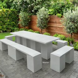 โต๊ะสนามในสวน งานเป็นปูนแผ่นเสริมเหล็ก ใช้สีอะคริลิค ไร้กลิ่น ทนแดดทนฝน พื้นที่ใกล้เคียงจัดส่งภายใน 7 - 14 วัน