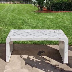 ม้านั่งสนามกลางแจ้ง ม้านั่งสนามกลางแจ้ง เก้าอี้สนามซีเมนต์ แข็งแรงใช้งานได้ในระยะยาว ขนาด 100 cm. มีบริการจัดส่งทั่วประเทศ