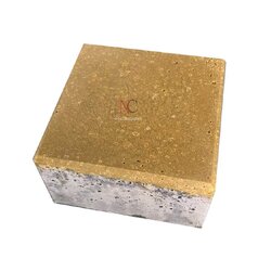 อิฐศิลาสีเหลือง 10x10x6 ซม.