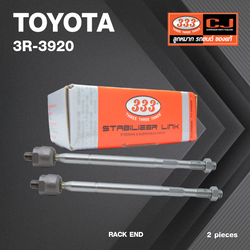 ลูกหมากแร๊คซ์ TOYOTA RAV4 / ACA2# / ZCA2# ปี 2000-2003 โตโยต้า / 3R-3920 / SIZE 14.15 / 15.15 / 300 mm. / ยี่ห้อ 333 (1คู่ 2 ตัว) RACK END (ซ้าย / ขวา)