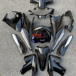 ชุดสี WAVE110i 2009-20111 ตัวเก่า ดำล้วน 13ชิ้น 3,500 กรัม