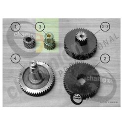 เฟืองเหล็กอัดบู็ชทองเหลือง