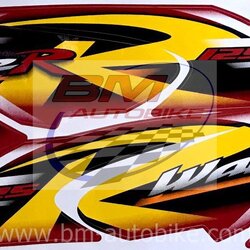 สติ๊กเกอร์ WAVE-125R ปี2004 รุ่น7 แดง 500 กรัม