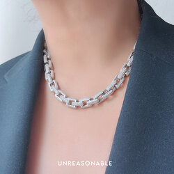 สร้อยคอเพชร CZ สุดวิ้ง สวยหรูดูแพงเป็นที่สุด UA1011-01 Unreasonable Accessories