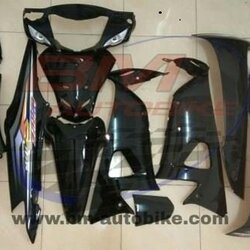 ชุดสี WAVE100S 2005 U BOX ทั้งคัน 10ชิ้น สีดำล้วน 4 กก.