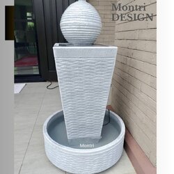 น้ำล้นตั้งเสริมฮวงจุ้ย เสริมมงคลปรับฮวงจุ้ย น้ำล้นจัดสวน น้ำพุแต่งสวน รุ่น new believe ส่งตรงจากโรงงาน