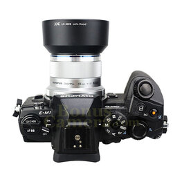 LH-40B ฮู้ดสำหรับเลนส์ Olympus M.ZUIKO DIGITAL 45mm F/1.8 Lens Hood