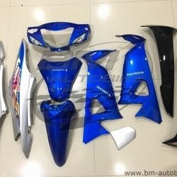 ชุดสี WAVE100S 2005 U BOX ทั้งคัน 10ชิ้น สีน้ำเงิน325เทา411 4 กก.