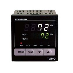 TTM-007W-P-A : TOHO เครื่องควบคุมอุณหภูมิแบบดิจิตอล Digital Temperature Controller (Size 72x72 mm.) (Output SSR)