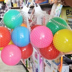 ลูกบอล ของเล่น ลูกบอลเด็ก ลูกบอลพลาสติก ปลอดสารพิษ ไร้กลิ่น คละสี