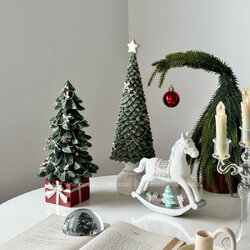 [พร้อมส่ง] Jnihouse : ของตั้งโชว์เรซินประดับคริสต์มาส (Resin Christmas Charm)