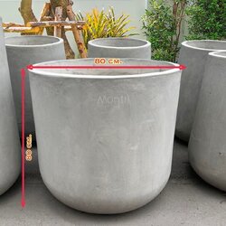 กระถางปูนใบใหญ่ จำนวน 1 ใบ ขนาด 80*80 cm. มีความแข็งแรงทนทาน ไม่แตกหักง่าย เหมาะสำหรับการปลูกต้นไม้กลางแจ้ง พื้นที่ใกล้เคียงจัดส่งภายใน 7 -14 วัน