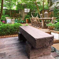 เก้าอี้สนาม ม้านั่งสนามในสวน เก้าอี้แต่งสวน รุ่น เนเจอร์11 ยาว 150 cm.