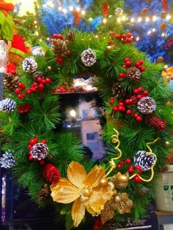 ให้เช่าพวงรีทคริสต์มาสขนาด24นิ้ว