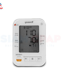 เครื่องวัดความดันโลหิต Yuwell รุ่น YE-680A เก็บข้อมูลแยกใช้งานได้ 2 คน (รับประกัน 5 ปี)
