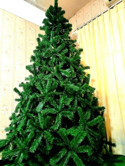 ให้เช่าต้นคริสต์มาสปลอมพุ่มใบหนาแน่นขนาด8ฟุต