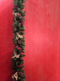 สายสนคริสต์มาสตกแต่ง ขนาด2.7เมตรTOP GARLAND.