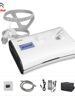 เครื่องอัดอากาศแรงดันบวก แบบปรับแรงดันอัตโนมัติ (Auto CPAP) ยี่ห้อ Yuwell รุ่น YH-550 รับประกัน 2 ปี