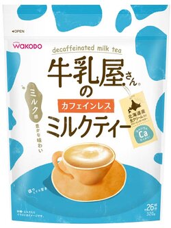 Wakodo decaffeinated Milk Tea 320 g ชานมชนิดไม่มีคาเฟอีน