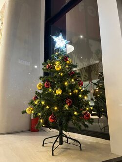 ต้นคริสต์มาส 4 ฟุต พร้อมของประดับ