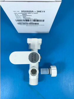 SW-10 PANASONIC ADX600-3HE11 # AC-189 วาล์วลดแรงดันน้ำ HI-LOW FILTER BODY ASSY อะไหล่เครื่องทำน้ำอุ่น อะไหล่แท้/ใหม่ศูนย์ (LSO) ST4008