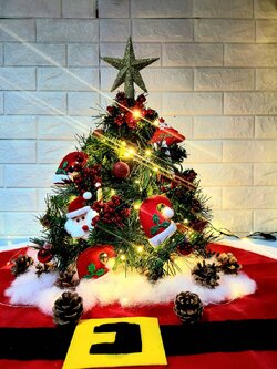 ให้เช่าต้นคริสต์มาสปลอมขนาด1ฟุต ตั้งโชว์