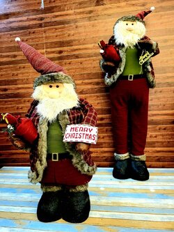 ให้เช่าตุ๊กตาซานต้าครอสยืดได้หดได้