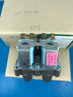 W-02 TOSHIBA 42T67021 # B-47 วาล์วน้ำเข้า 2ทาง วาล์วน้ำคู่ อะหลั่ยใหม่-แท้-บริษัท (VALUE WATER INTAKE) (NRT) ST5505