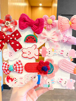 💗มาหยากิ๊ฟช้อป💗กิ๊บเซ็ตน่ารัก กิ๊บเครื่องประดับผม แฟชั่นเด็ก สีสันสดใส เซ็ต 10 ชิ้น