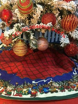 ให้เช่าผ้าปิดฐานต้นคริสต์มาสปลอม ขนาด80cm.