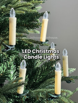 [พร้อมส่ง] Jnihouse : ไฟเทียน LED ประดับคริสต์มาส (LED Christmas Candle Lights)