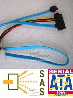 SATA to SAS (8482) Connector Power Cable