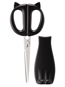 กรรไกรสำหรับใช้ในครัวลายน้องแมวสุดคิ้วท์ Kai Nyammy Cat kitchen scissors