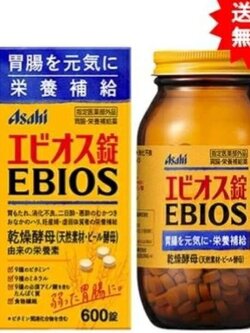 อาหารเสริม Asahi Ebios tablets บรรจุ 600 เม็ด