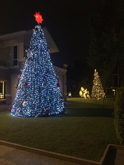 ให้เช่าต้นคริสต์มาสปลอมที่ใหญ่ที่สุด