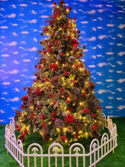 ให้เช่าต้นคริสต์มาสปลอมพร้อมของตกแต่ง