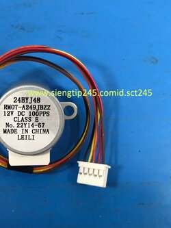 AIR-04 SHARP มอเตอร์สวิงแอร์ชาร์ป พาร์ทบริษัท 1. RMOT- A249JBZZR 2. RMOT- A249JBZZF 3. RMOT- A249JBZZ (NNO) AB-117 ST4254