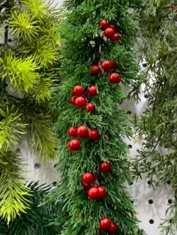 สายสนคริสต์มาสตกแต่งสนนอก ขนาด1เมตรTOP GARLAND.