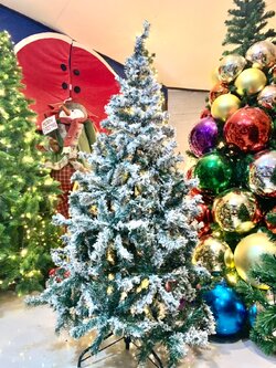 ราคาต้นคริสต์มาสแบบหิมะ ขนาด 5ฟุต