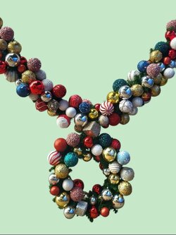 สายสนประดับลูกบอลสีสันฟูลคัลเลอร์