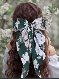 💗มาหยากิ๊ฟช้อป💗 โบว์กิ๊บติดผมสามชั้นขนาดใหญ่ แฟชั่นประดับผมผู้หญิง ขนาดตัวกิ๊บ 8 ซ.ม. โบว์กว้าง 20 ซ.ม. ยาว 30 ซ.ม.