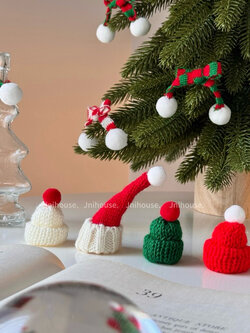 [พร้อมส่ง] Jnihouse : หมวกประดับคริสต์มาส โบว์คริสต์มาส (decorative Christmas hat)