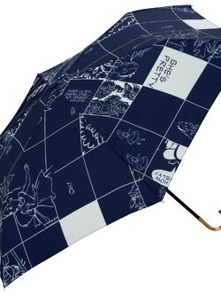 Wpc × Alice ร่มกันฝน ร่มกันแดด Folding Umbrella (50 cm) Window Pen mini